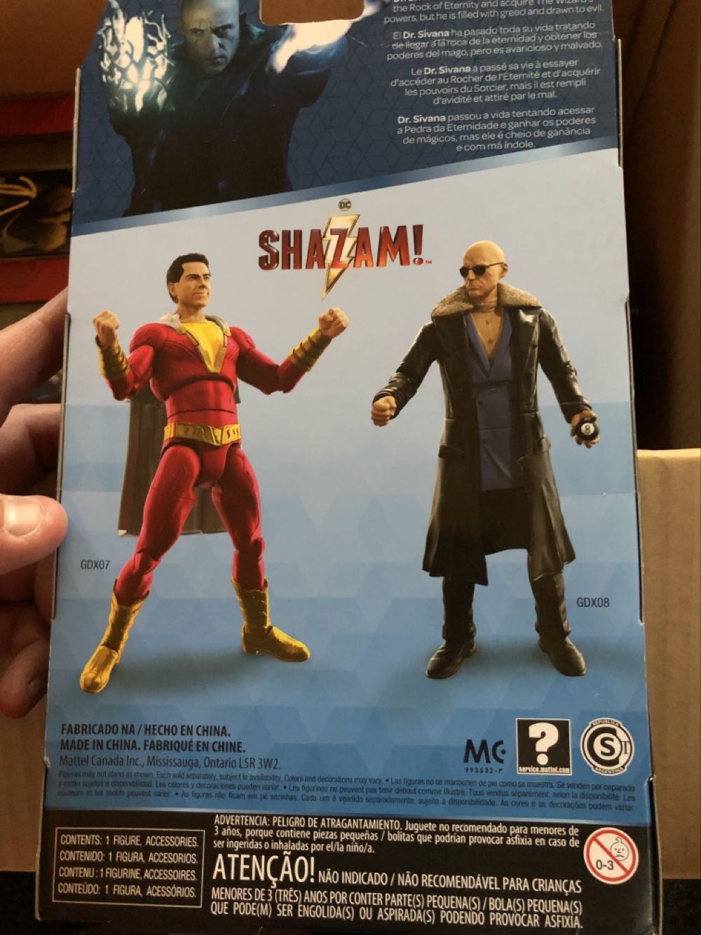 DC Multiverse - Dr. Sivana Figure - DC Mattel (Shazam) action figure collectible [Barcode 887961753776] - Main Image 2