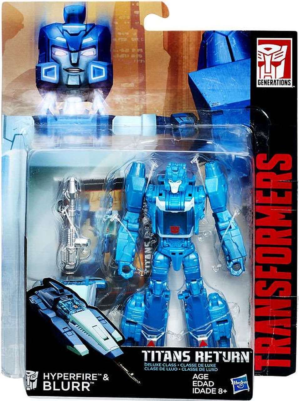 Hyperfire & Blurr - Hasbro (Transformers: Titans Return) action figure collectible [Barcode 5010994957698] - Main Image 1