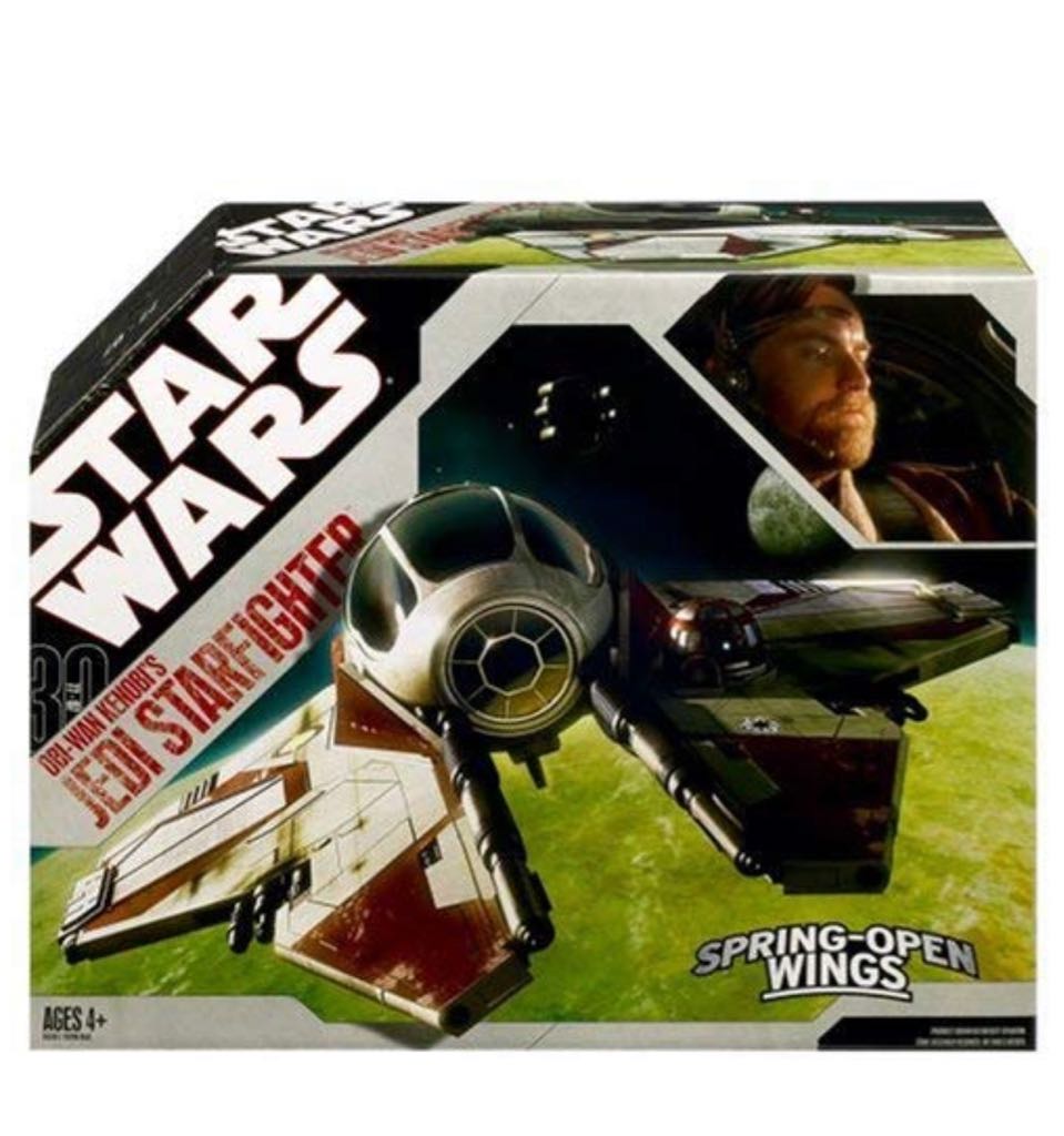 Obi Wan Kenobi’s Jedi Starfighter - Hasbro (Episode III: Revenge Of The Sith) action figure collectible - Main Image 2