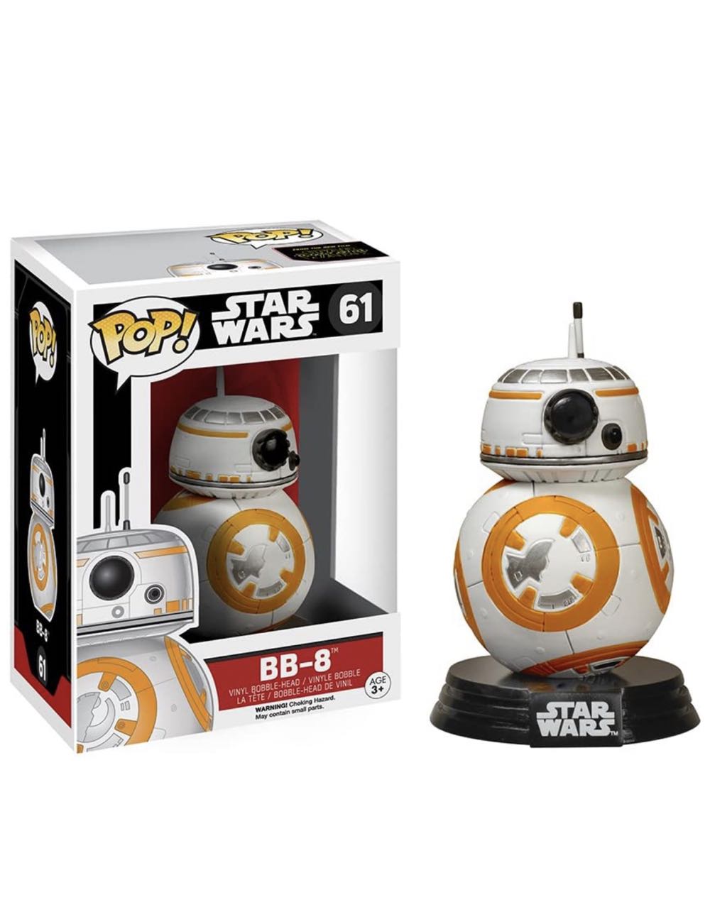 Funko Pop: BB-8 (#61) - Funko Pop! (Star Wars - The Force Awakens) action figure collectible - Main Image 3