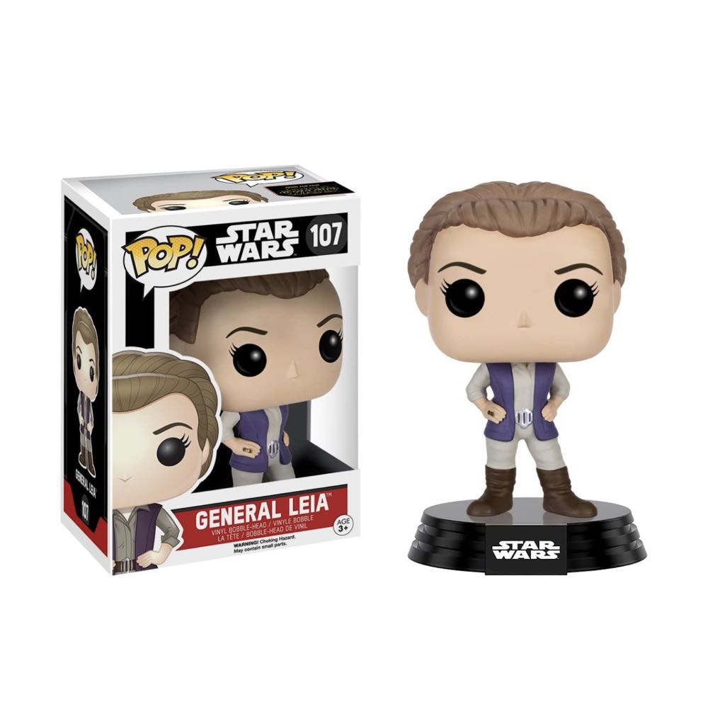 Funko Pop: General Leia (#107) - Funko Pop! (Star Wars - The Last Jedi) action figure collectible - Main Image 3