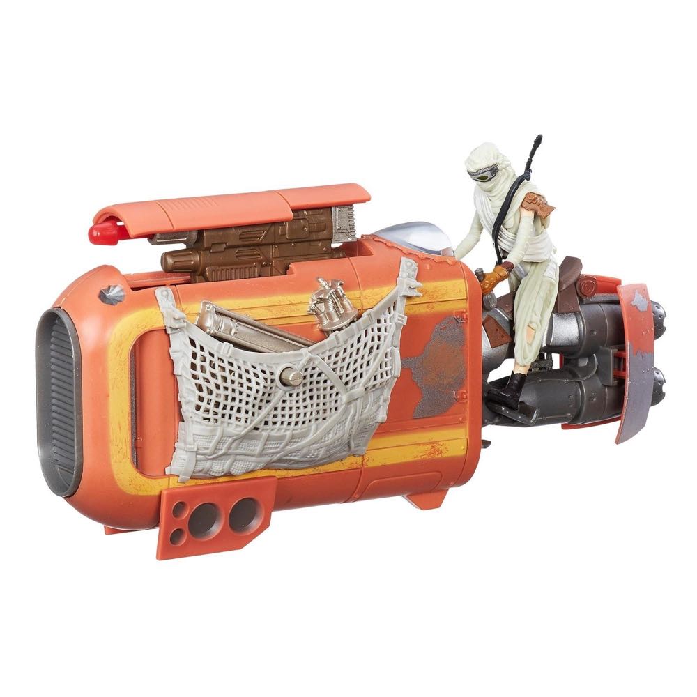 Rey’s Speeder Bike (Jakku) With Desert Rey - Hasbro (Episode VII: The Force Awakens) action figure collectible - Main Image 3