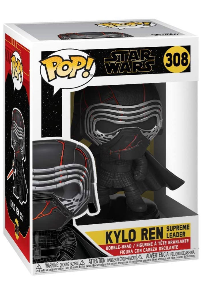 Funko Pop! Kylo Ren Supreme Leader (#308) - Funko Pop! (Star Wars - The Rise Of Skywalker) action figure collectible - Main Image 2
