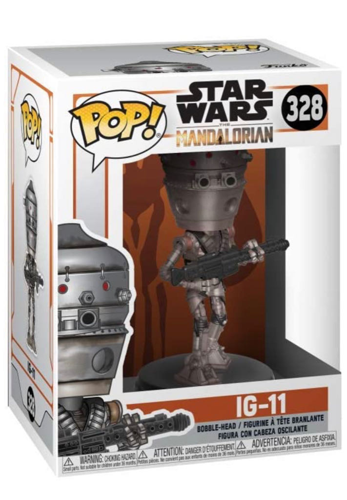 Funko Pop! IG-11 (#328) - Funko Pop! (Star Wars - The Mandalorian) action figure collectible - Main Image 2