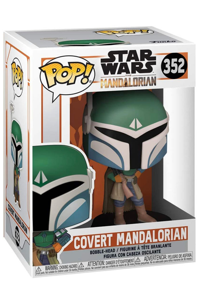 Funko Pop! Covert Mandalorian (#352) - Funko Pop! (Star Wars - The Mandalorian) action figure collectible [Barcode 088969844552] - Main Image 2