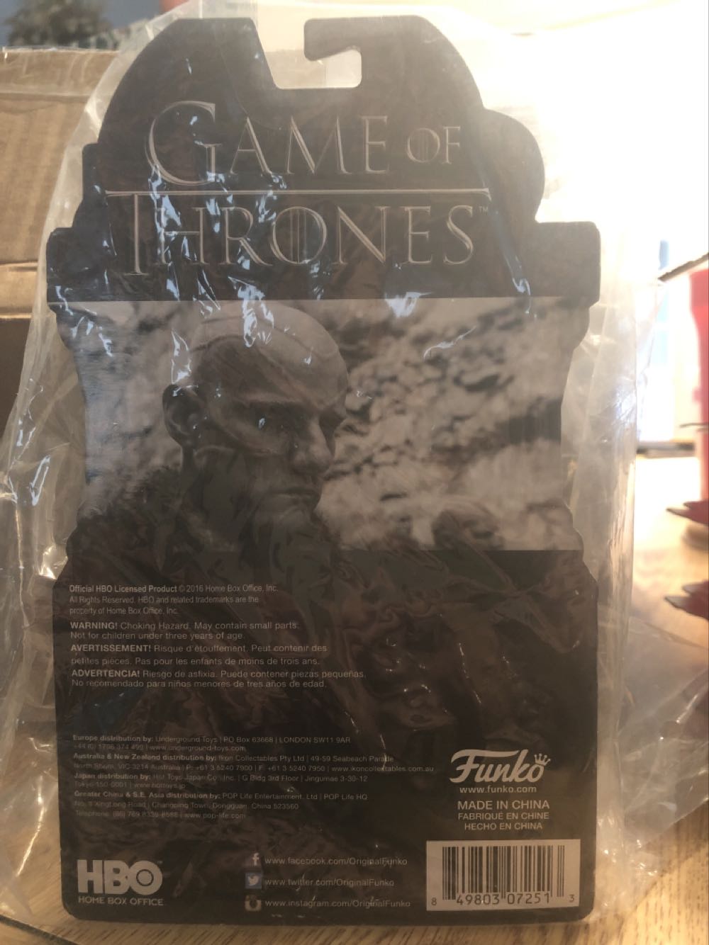 Styr - Funko (Game Of Thrones: 3.75 Collection) action figure collectible [Barcode 849803072513] - Main Image 2