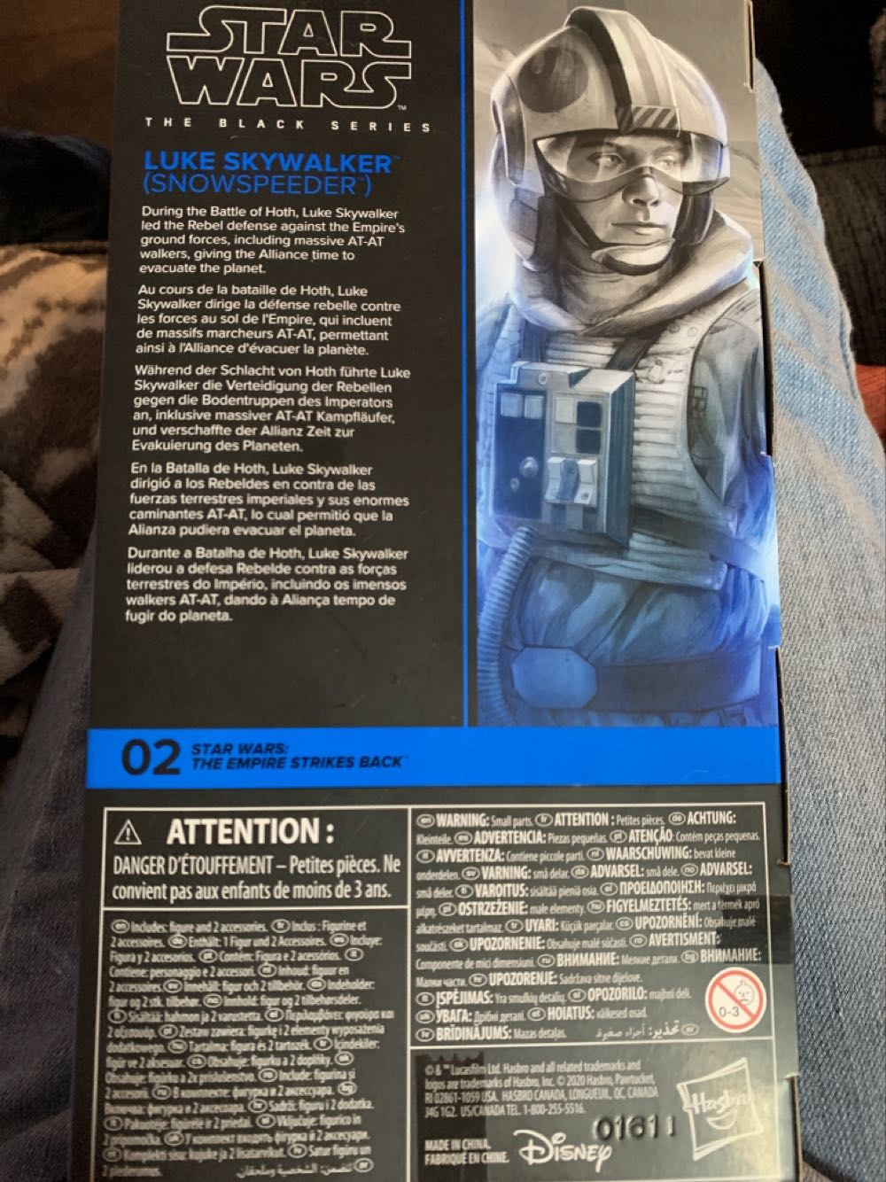 Luke Skywalker (Snowspeeder) - Hasbro (Black Series) (Star Wars - The Black Series) action figure collectible [Barcode 5010993749188] - Main Image 2