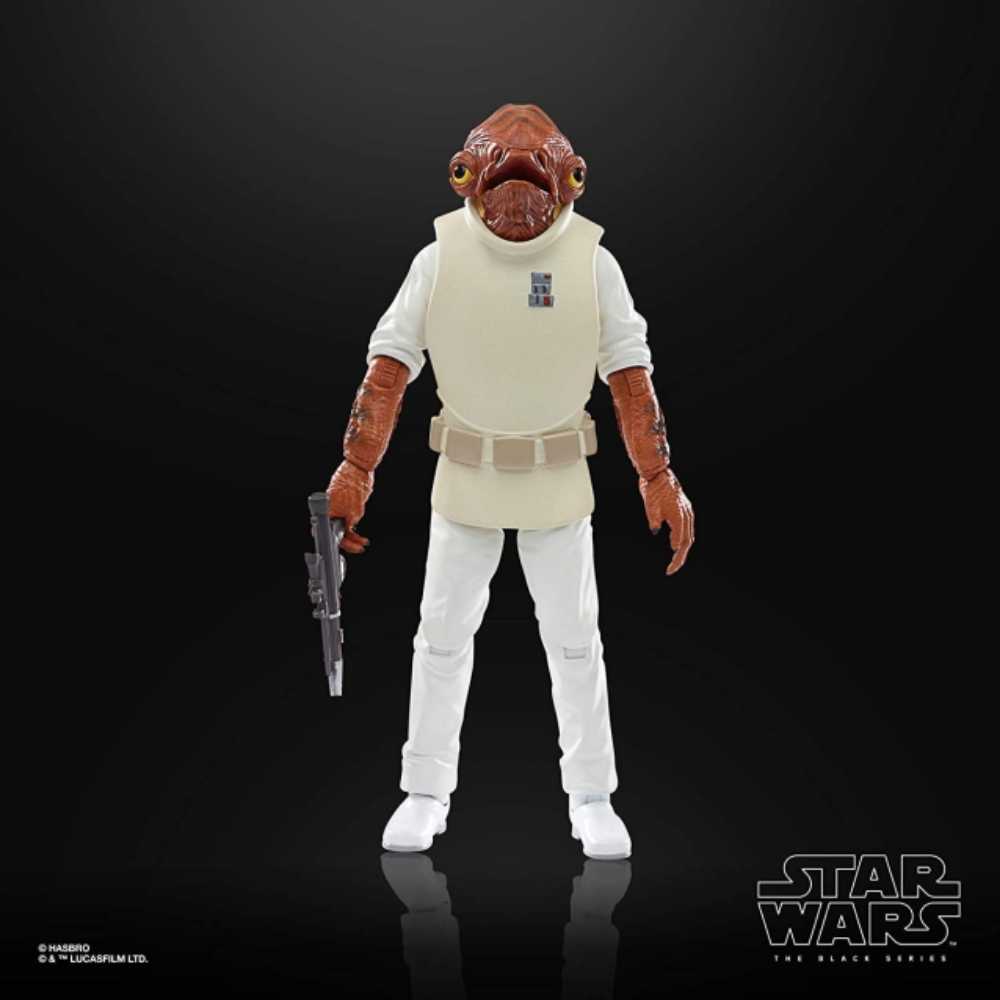 Admiral Ackbar - Hasbro (Star Wars Black 6”) (Star Wars - Return Of The Jedi) action figure collectible [Barcode 5010993749225] - Main Image 4