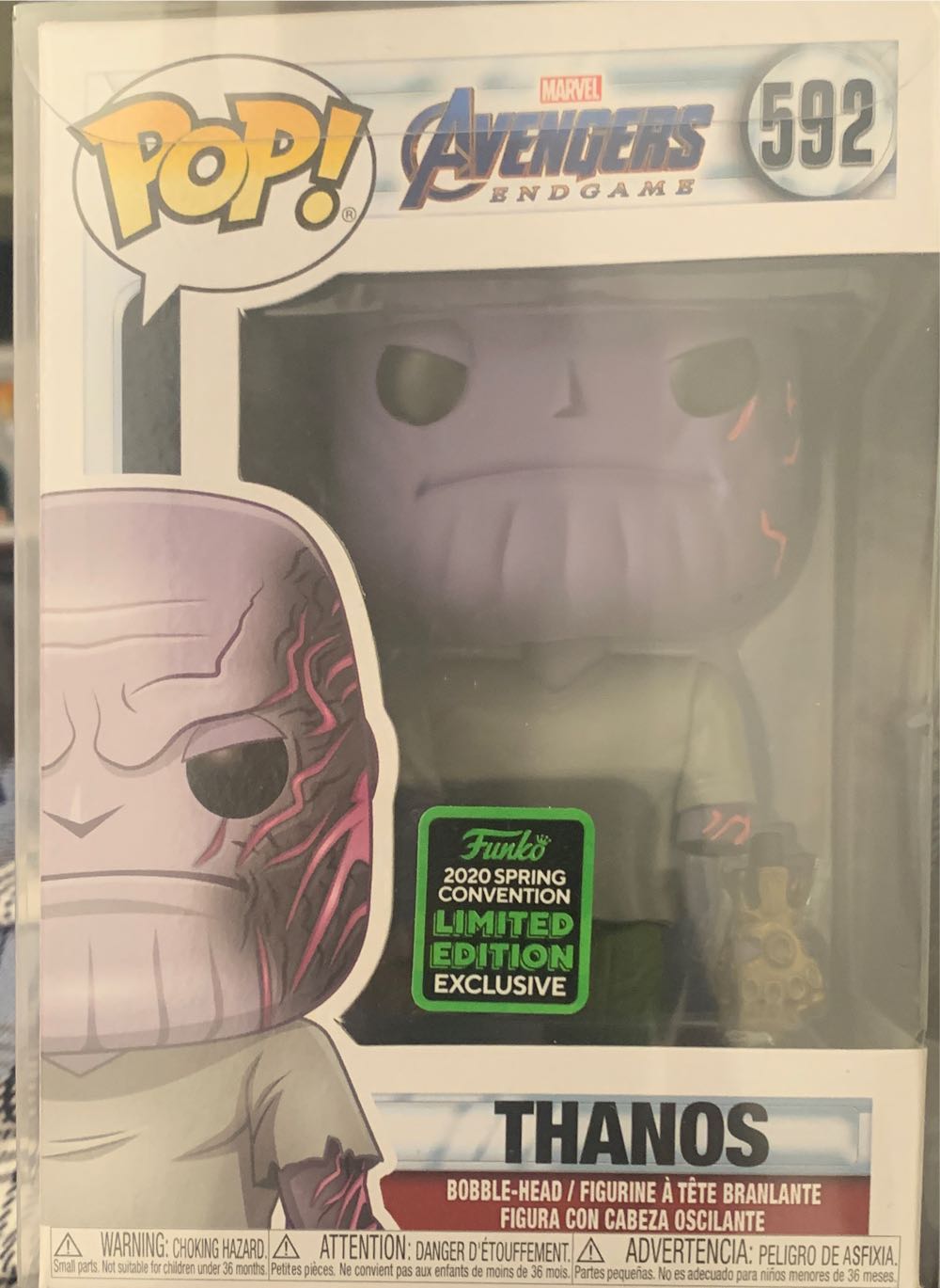 Thanos (Avengers Endgame) 592 Spring Convention 2020  action figure collectible [Barcode 889698459907] - Main Image 2