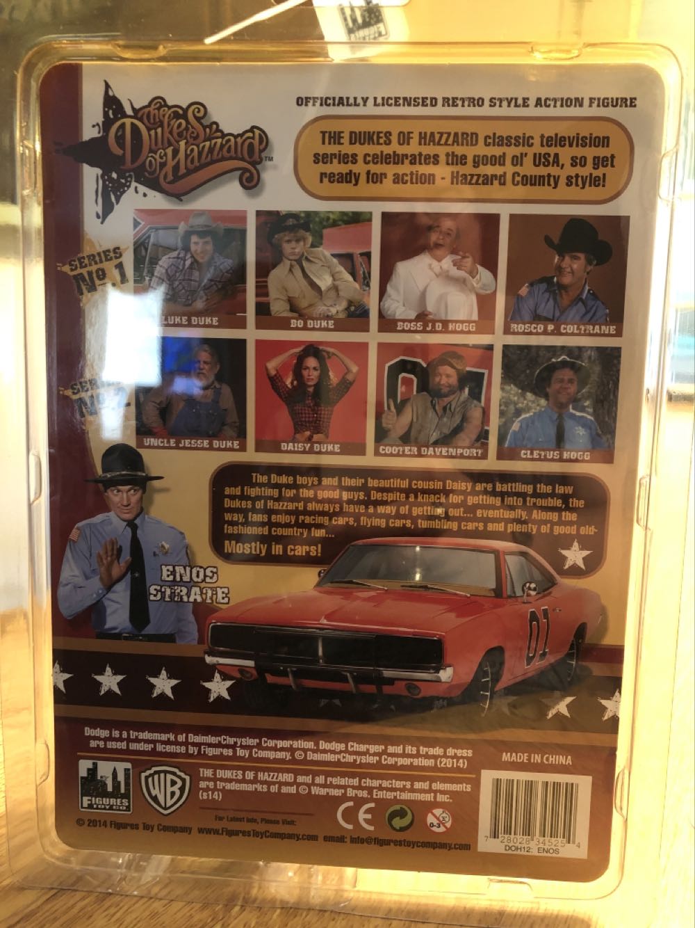 Enos - Figures Toy Company (The Dukes Of Hazzard) action figure collectible [Barcode 728028345254] - Main Image 2