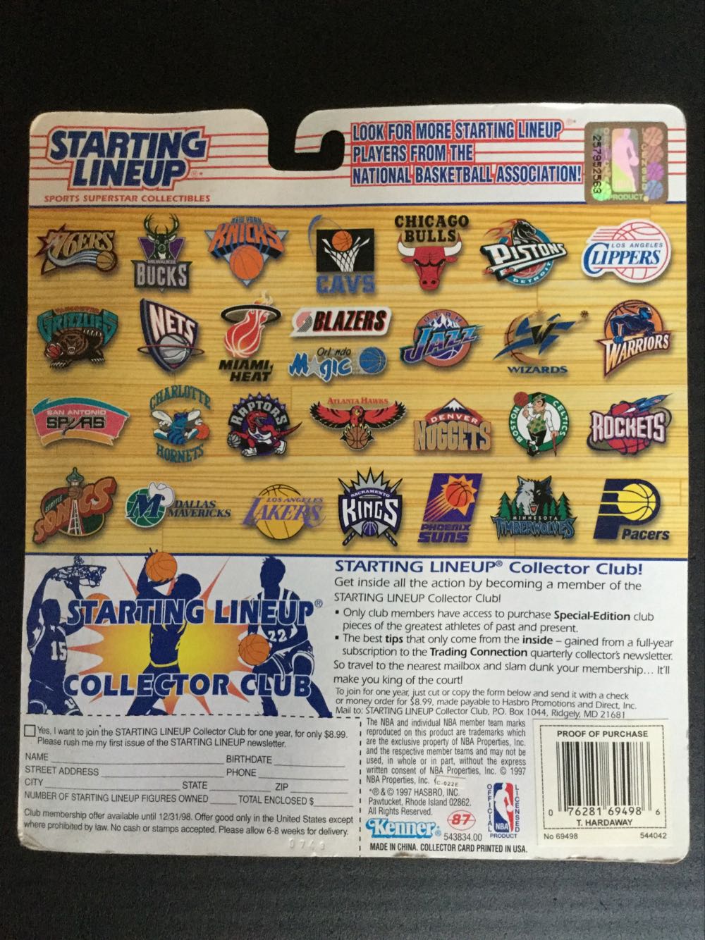 Starting Lineup Tim Hardaway - STARTING LINEUP action figure collectible [Barcode 076281694986] - Main Image 2