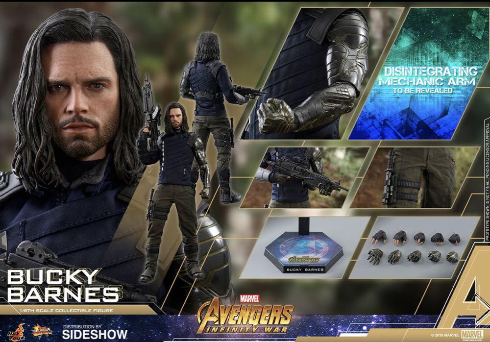 Bucky Barnes - Hot Toys (Avengers Infinity War) action figure collectible [Barcode 4897011187785] - Main Image 3