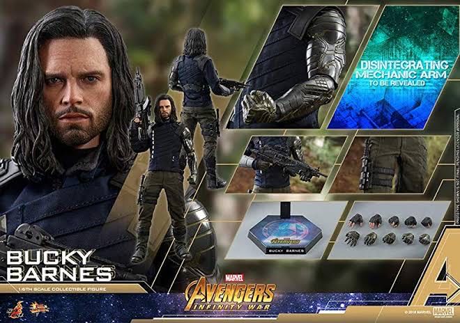 Bucky Barnes - Hot Toys (Avengers Infinity War) action figure collectible [Barcode 4897011187785] - Main Image 4