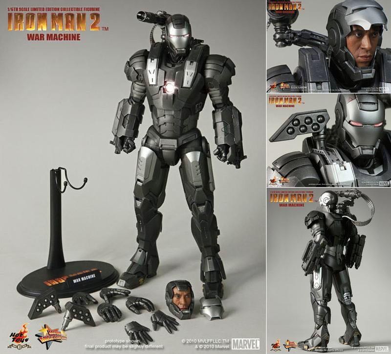 War Machine  - Hot Toys (Iron Man 2) action figure collectible [Barcode 4897011173221] - Main Image 2