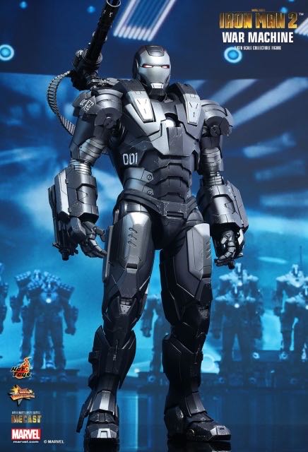 War Machine  - Hot Toys (Iron Man 2) action figure collectible [Barcode 4897011173221] - Main Image 3