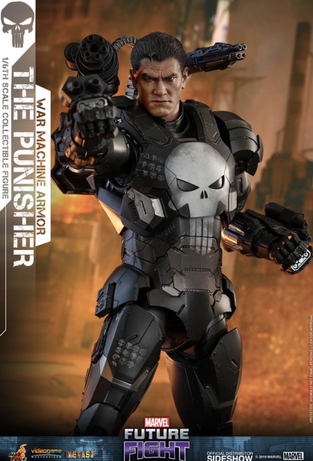 The Punisher War Machine-Sideshow Collectibles - Hot Toys / Side Show (Marvel’s Future Fight) action figure collectible [Barcode 4897011188416] - Main Image 2