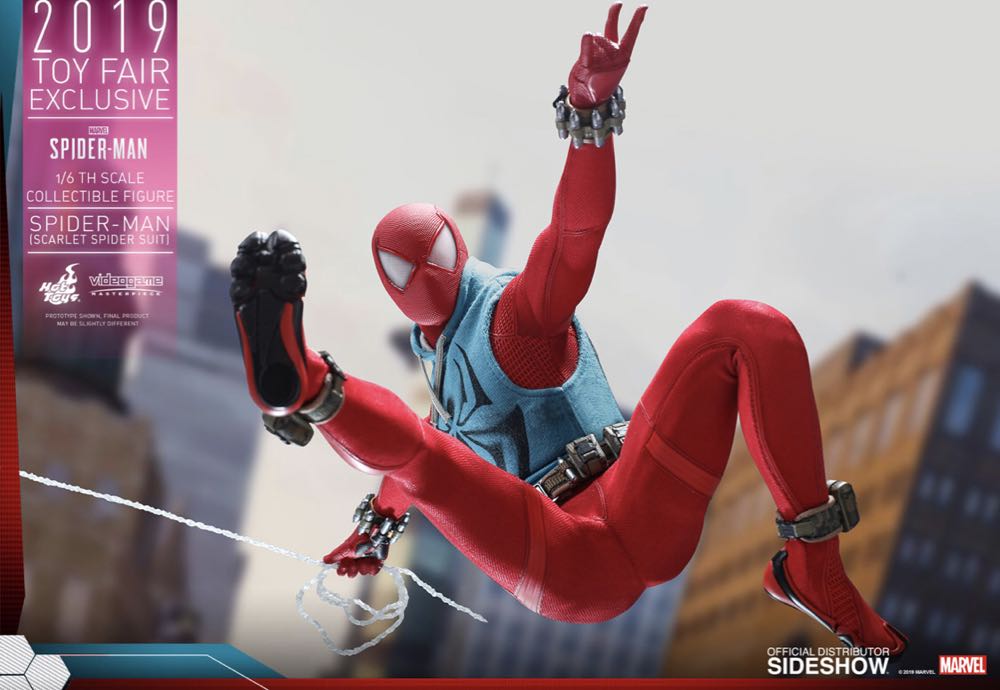 Spider-Man (Scarlet Spider Suit) - Hot Toys (Video Game Masterpiece Series) action figure collectible [Barcode 4895228601094] - Main Image 2
