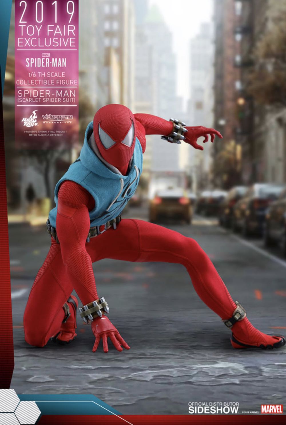 Spider-Man (Scarlet Spider Suit) - Hot Toys (Video Game Masterpiece Series) action figure collectible [Barcode 4895228601094] - Main Image 3