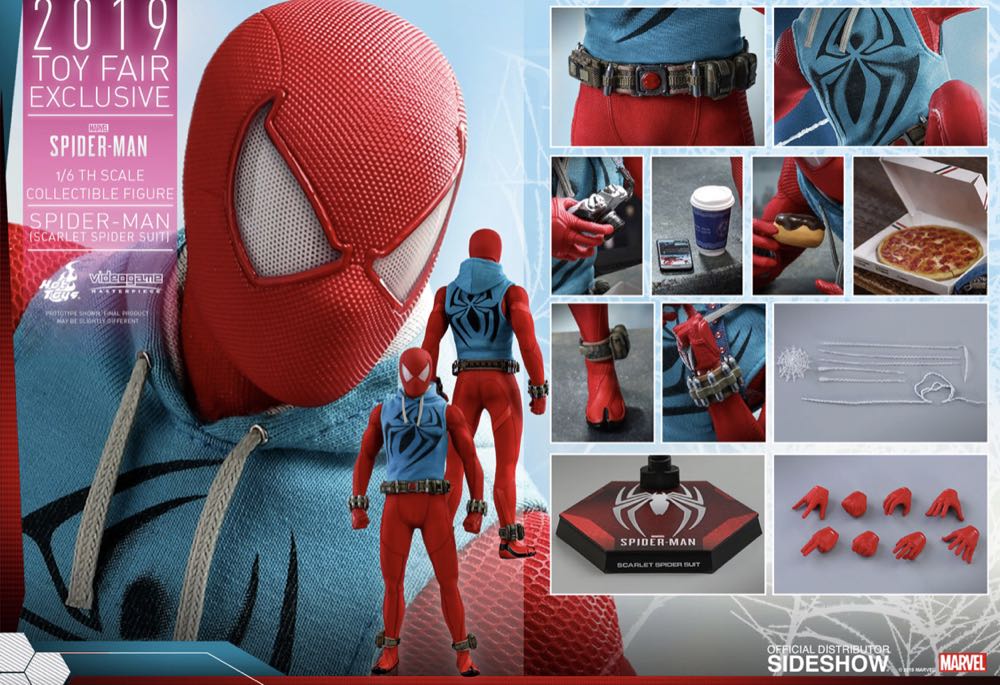 Spider-Man (Scarlet Spider Suit) - Hot Toys (Video Game Masterpiece Series) action figure collectible [Barcode 4895228601094] - Main Image 4