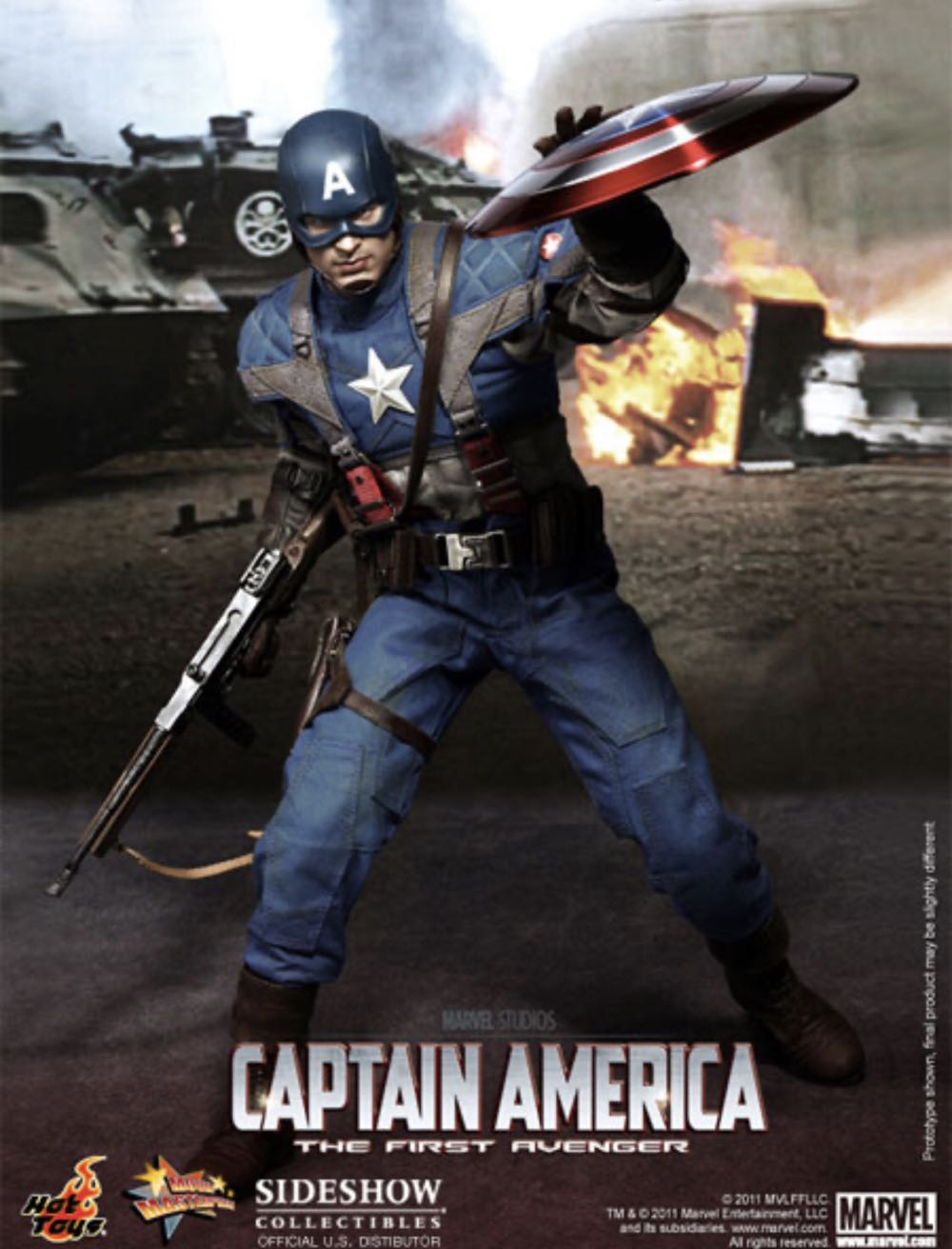 Captain America (FA) - Hot Toys (Marvel Cinematic Universe) action figure collectible [Barcode 4897011174105] - Main Image 2