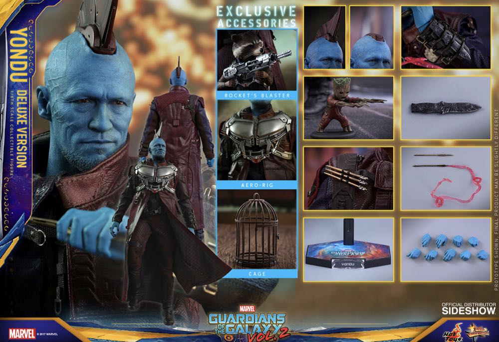 Yondu - Hot Toys (Guardians of the Galaxy Vol. 2 (2017)) action figure collectible [Barcode 4897011184227] - Main Image 4