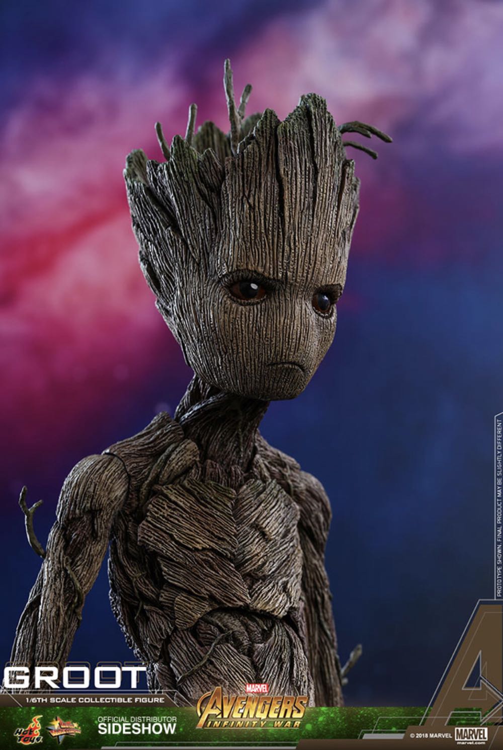 Avengers: Infinity War Teen Groot - Hot Toys (Movie Masterpiece Series) action figure collectible [Barcode 4897011185873] - Main Image 3