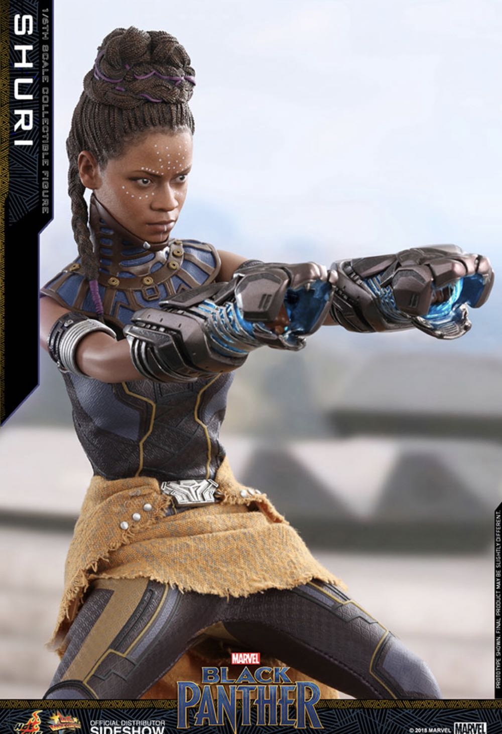 Shuri - Hot Toys (Black Panther) action figure collectible [Barcode 4897011187532] - Main Image 3