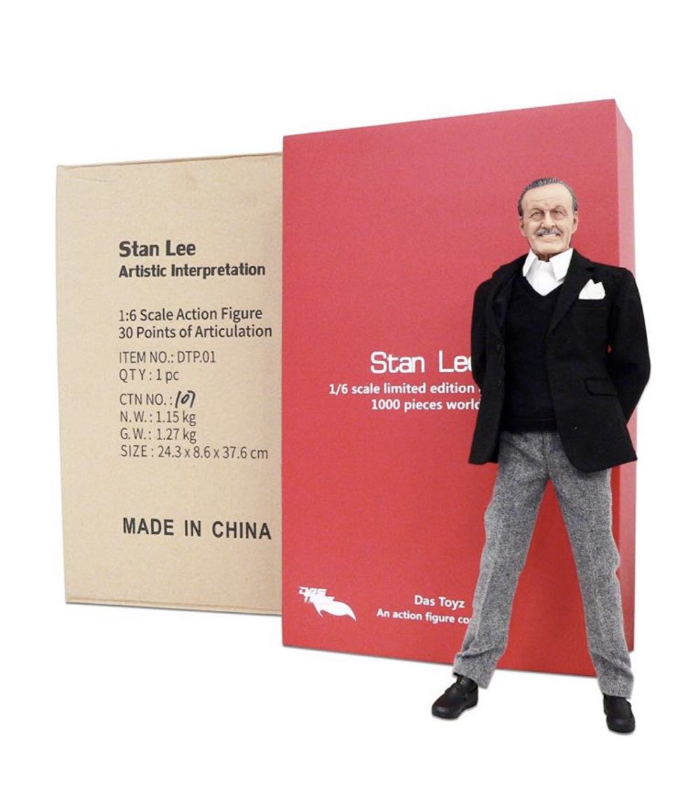 Executive Replicas Stan Lee 1/6th Scale Limited Edition Figure Signed Doll - Das Toyz (EXECUTIVE REPLICAS) action figure collectible [Barcode 711978601280] - Main Image 3