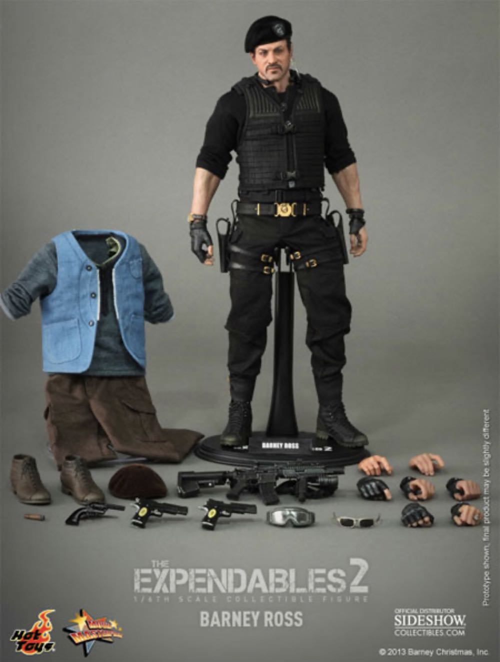 Barney Ross - Hot Toys (Movie Masterpiece Series) action figure collectible [Barcode 4897011175041] - Main Image 4