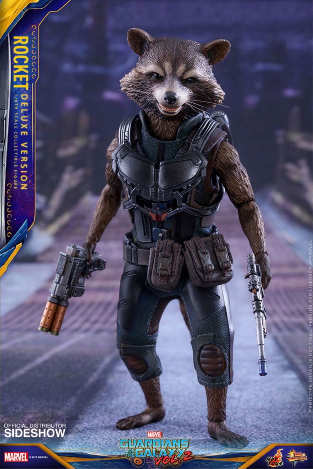 Hot Toys Marvel Guardians Of The Galaxy 2 Rocket Deluxe Version  - Hot Toys (Guardians Of The Galaxy 2) action figure collectible [Barcode 4897011182742] - Main Image 2