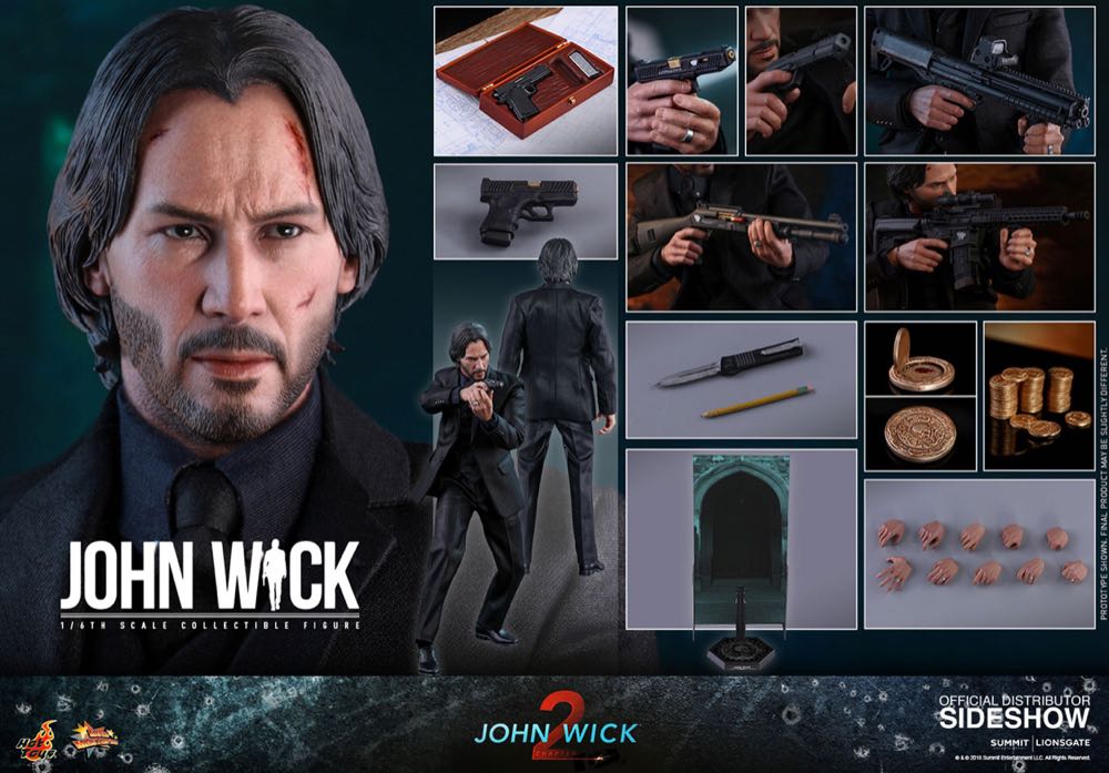 Hot Toys John Wick 2 - Hot Toys (John Wick 2) action figure collectible [Barcode 4897011187600] - Main Image 4
