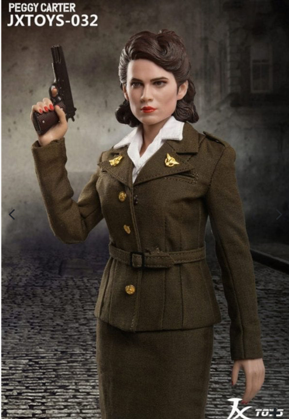 Army Officer Peggy Carter JXTOYS-032 - JX Toys action figure collectible - Main Image 2
