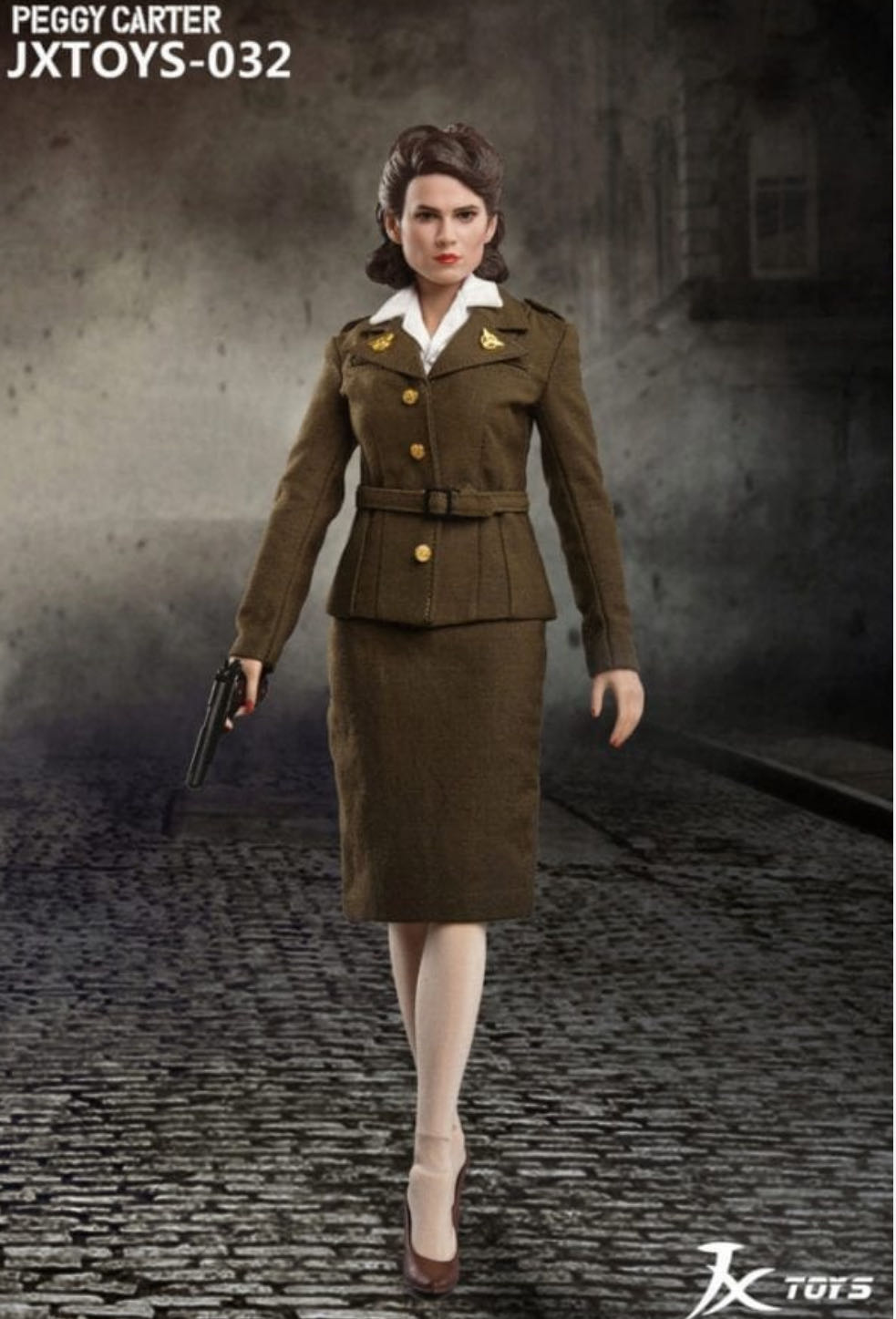 Army Officer Peggy Carter JXTOYS-032 - JX Toys action figure collectible - Main Image 3