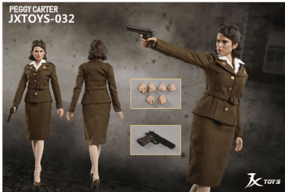 Army Officer Peggy Carter JXTOYS-032 - JX Toys action figure collectible - Main Image 4