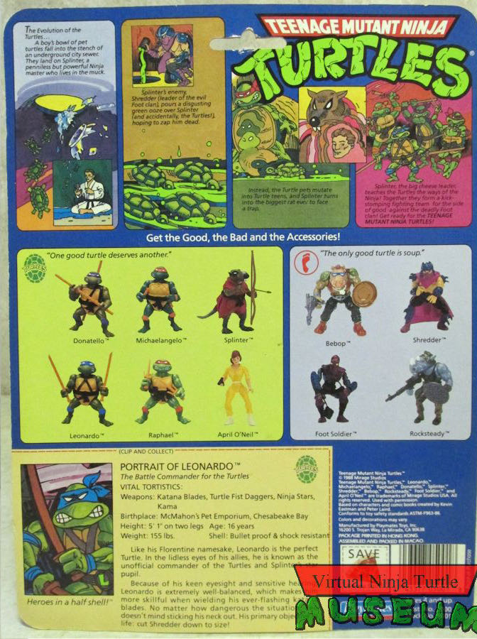 *Leonardo - Playmates Toys (Teenage Mutant Ninja Turtles) action figure collectible - Main Image 2