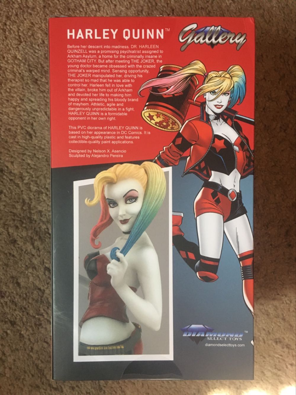 DC Gallery Harley Quinn - Diamond Select Toys action figure collectible [Barcode 699788828502] - Main Image 2