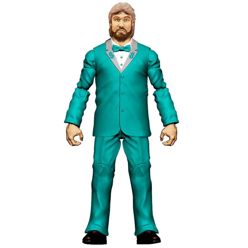 The Million Dollar Man [Exclusive] - 2017 WWE Mattel Basic Flashback Series 1 - Mattel (Attire Date: 1988–1989 (WWF Million Dollar Man era)) action figure collectible [Barcode 887961639353] - Main Image 3