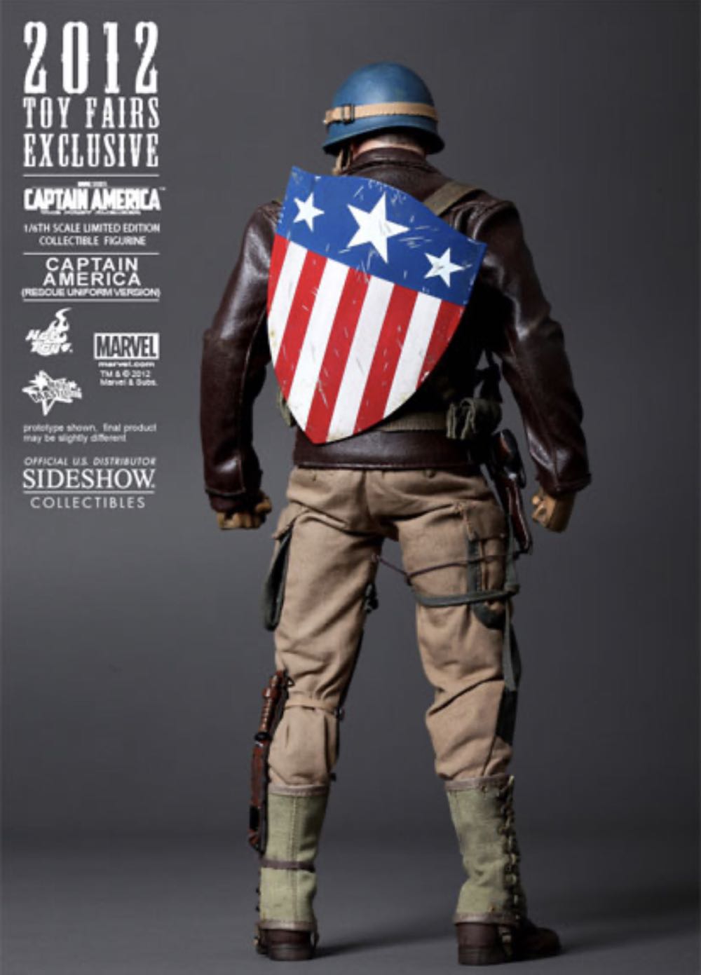 Hot Toys  MMS 180 Captain America - Hot Toys (Movie Masterpiece Series) action figure collectible - Main Image 2