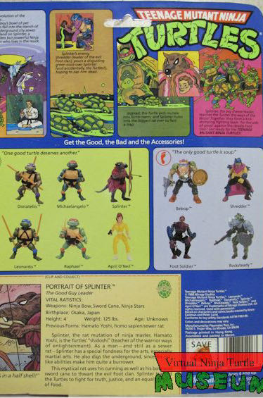 Splinter - Playmates Toys (Teenage Mutant Ninja Turtles) action figure collectible - Main Image 2