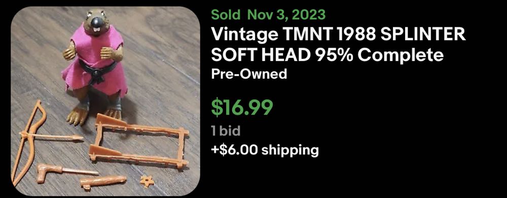 Splinter - Playmates Toys (Teenage Mutant Ninja Turtles) action figure collectible - Main Image 4