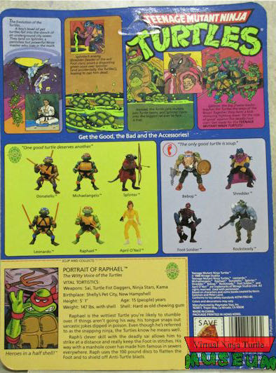 TMNT- Raphael - Playmates Toys (Teenage Mutant Ninja Turtles) action figure collectible - Main Image 2