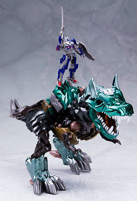 MB-09 Dinoride Grimlock Optimus Prime - Takara Tomy (Movie The Best) action figure collectible [Barcode 4904810891468] - Main Image 2