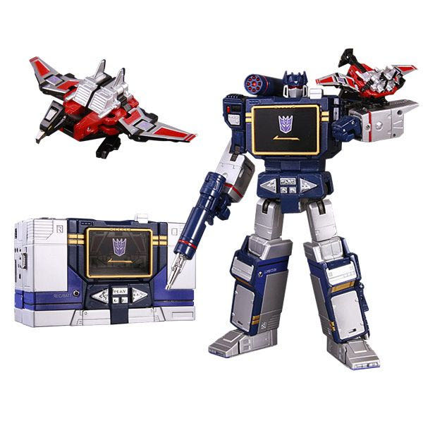 Transformers MP-13 Soundwave (Destron Communications) - Takara Tomy (Transformers Masterpiece) action figure collectible [Barcode 4904810459996] - Main Image 4