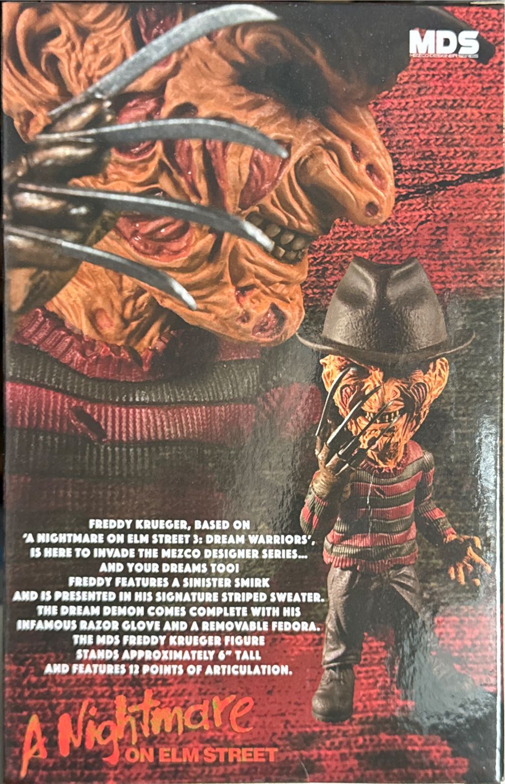Mezco Freddy Kreuger - Mezco Toyz (A Nightmare On Elm Street) action figure collectible [Barcode 696198259001] - Main Image 2