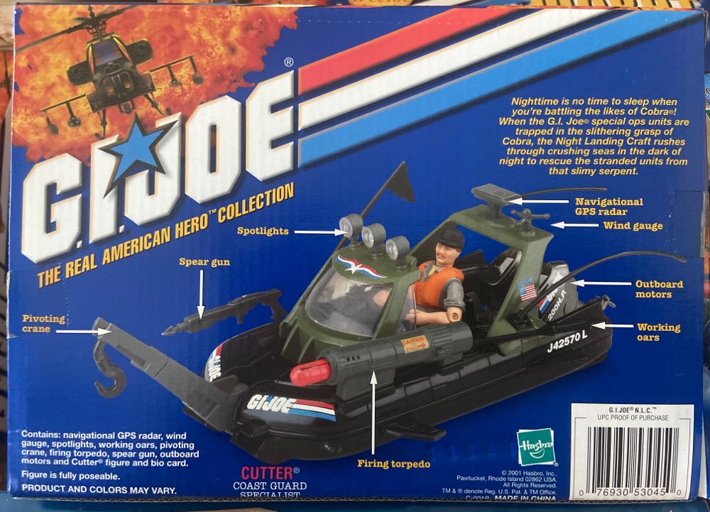 N.L.C Night Landing Craft - Hasbro (G.I. Joe 25th Anniversary) action figure collectible [Barcode 076930530450] - Main Image 2