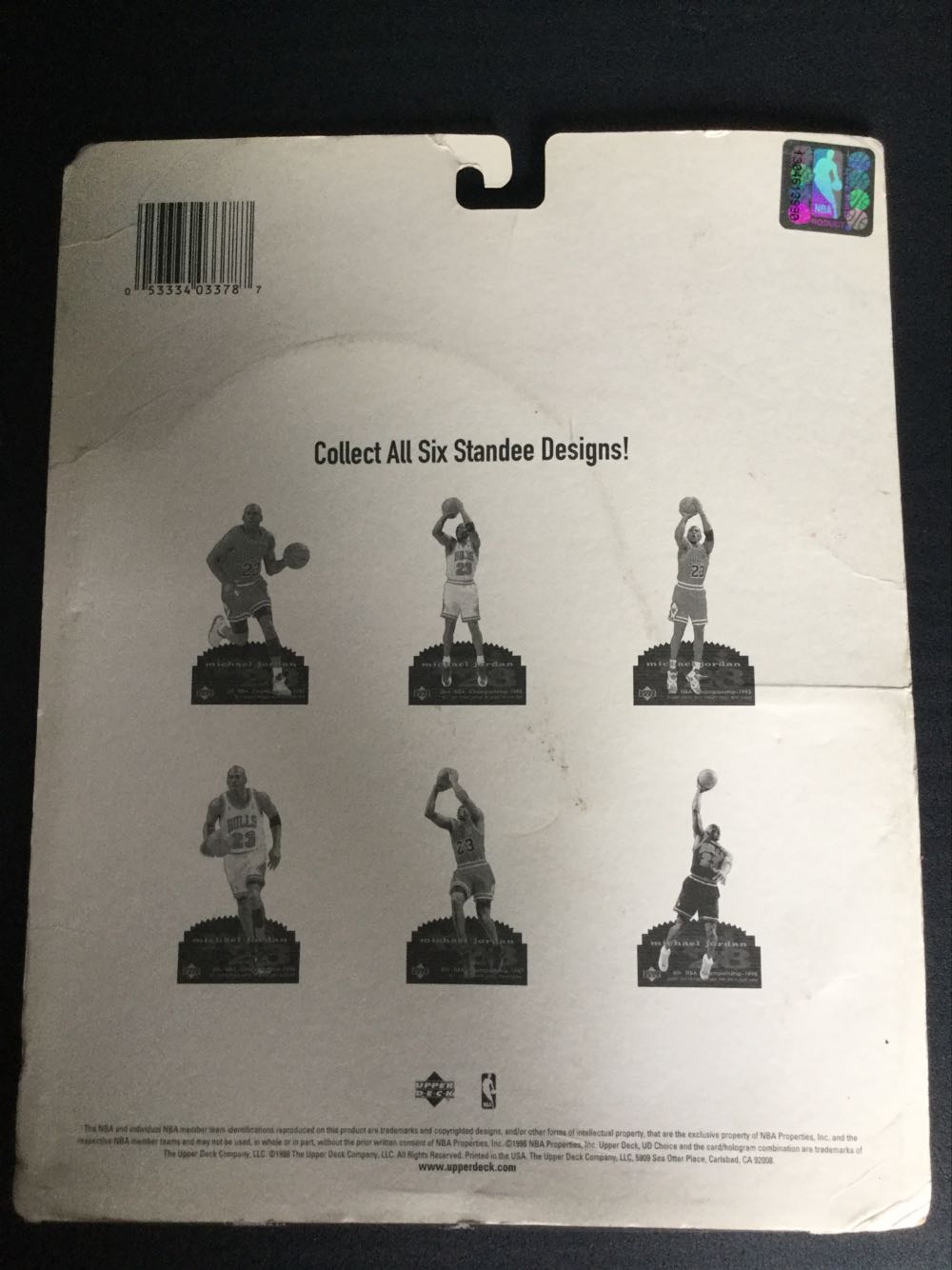 Upper Deck Michael Jordan Stands In A League Of His Own B - Upper Deck action figure collectible [Barcode 053334033787] - Main Image 3
