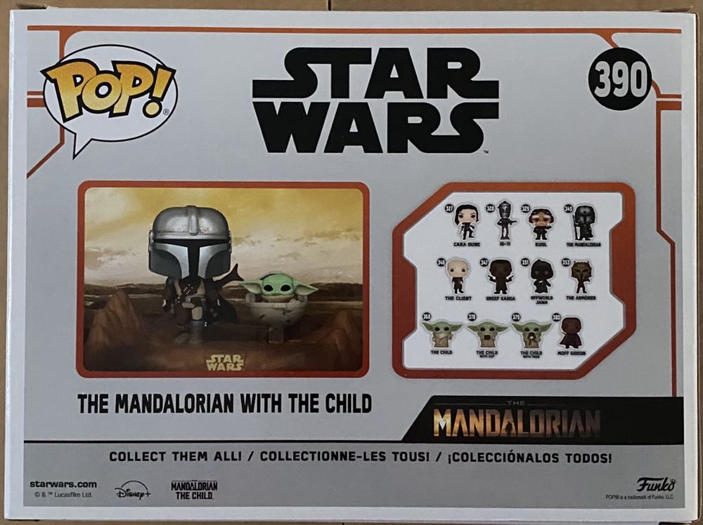Funko POP! Star Wars: Mandalorian With The Child - Funko (The Mandalorian) action figure collectible [Barcode 889698499309] - Main Image 3
