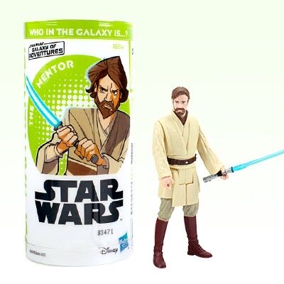 Obi-Wan Kenobi - Disney/ Hasbro (Galaxy Of Adventure 3.75” 2018- 19) action figure collectible [Barcode 630509831586] - Main Image 2