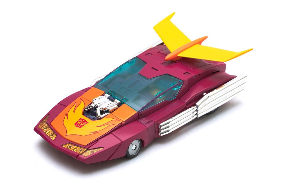 Transformers MP-28 Hot Rodimus (Cybertron Cavalier) - Takara Tomy (Transformers Masterpiece Takara) action figure collectible [Barcode 4904810844686] - Main Image 3