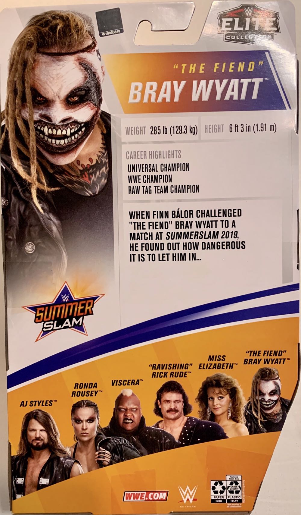 The Fiend Bray Wyatt - Mattel action figure collectible [Barcode 887961949711] - Main Image 2